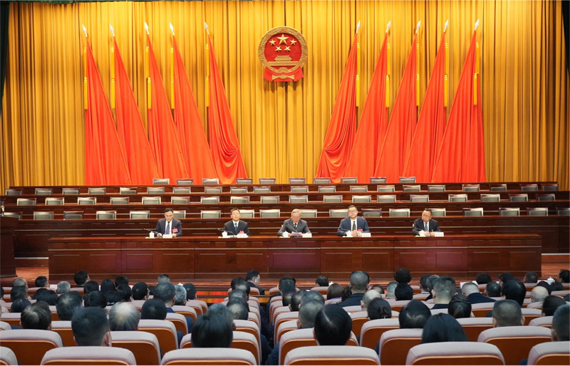 区十九届人大八次会议举行预备会议